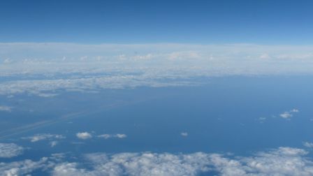 Vue aerienne de la cote sud du continent australien