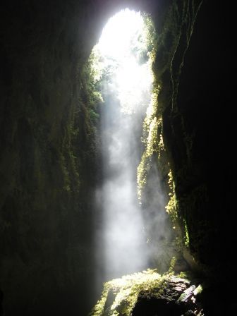 L'entree de la grotte