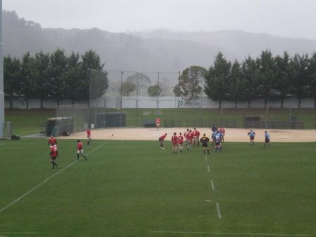 Match de rugby d'equipes locales, dimanche pluvieux, dimanche heureux !